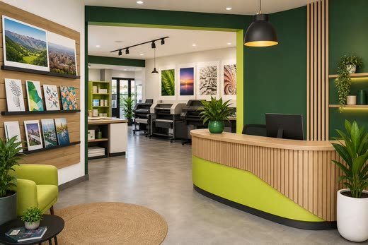 Friendly local print shop in Kigali