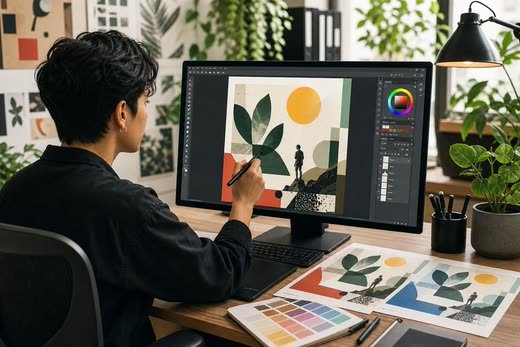 In-house design support for print projects
